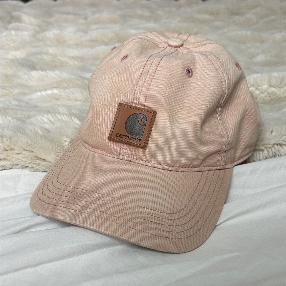 Carhartt faded pink colored baseball hat
